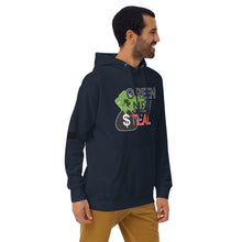 Load image into Gallery viewer, Green New Steal Men's Hoodie