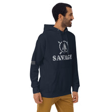 Load image into Gallery viewer, SAVAGE Arrow in Circle Men's Hoodie