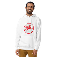 Load image into Gallery viewer, "Mobile Pegasus Oil Sign" Men's Hoodie
