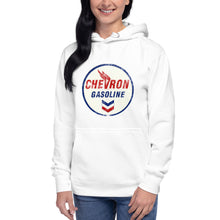 Load image into Gallery viewer, "Chevron Gasoline Oil Sign" Women's Hoodie