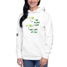 Load image into Gallery viewer, No CO2 No Plant Life No O2 No Life At All Women's Hoodie