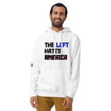 Load image into Gallery viewer, The Left Hates America Men's Hoodie
