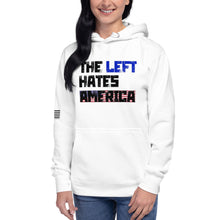 Load image into Gallery viewer, The Left Hates America Women's Hoodie
