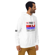 Load image into Gallery viewer, Proud Deplorable Bitter Clinger Threat to Democracy Men's Hoodie