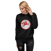 Load image into Gallery viewer, "Mobile Pegasus Oil Sign" Women's Sweatshirt