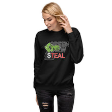 Load image into Gallery viewer, Green New Steal Women's Sweatshirt