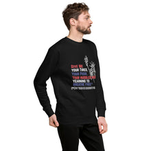 Load image into Gallery viewer, Give Me Your Tired But Not in Martha's Vineyard Men's Sweatshirt