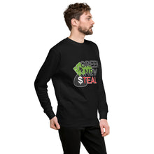Load image into Gallery viewer, Green New Steal Men's Sweatshirt