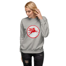 Load image into Gallery viewer, "Mobile Pegasus Oil Sign" Women's Sweatshirt