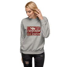 Load image into Gallery viewer, "Chevron Gasoline Station" Women's Sweatshirt