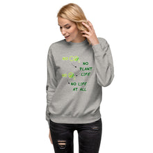 Load image into Gallery viewer, No CO2 No Plant Life No O2 No Life At All Women's Sweatshirt