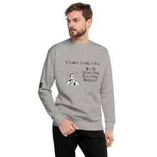 Load image into Gallery viewer, If Climate Change Is Real Why Do Liberals Have Beachfront Mansions Men's Sweatshirt