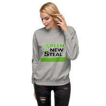 Load image into Gallery viewer, Green New Steal Women's Sweatshirt