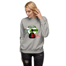 Load image into Gallery viewer, Green New Steal Women's Sweatshirt