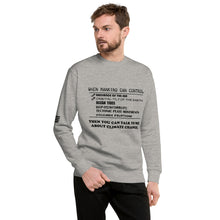 Load image into Gallery viewer, When Mankind Can Control Men's Sweatshirt