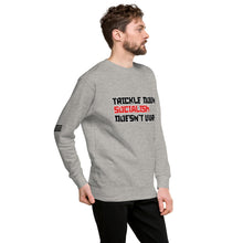 Load image into Gallery viewer, Trickle Down Socialism Doesn't Work Men's Sweatshirt