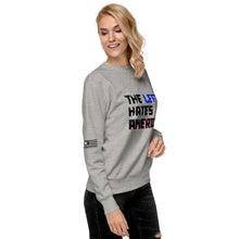 Load image into Gallery viewer, The Left Hates America Women's Sweatshirt
