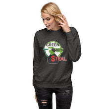 Load image into Gallery viewer, Green New Steal Women's Sweatshirt