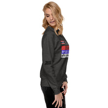 Load image into Gallery viewer, Proud Deplorable Bitter Clinger Threat to Democracy Women's Sweatshirt