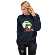 Load image into Gallery viewer, Green New Steal Women's Sweatshirt
