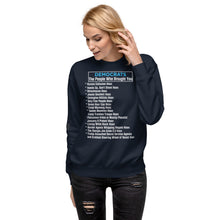 Load image into Gallery viewer, Democrat Hoaxes Men's Sweatshirt