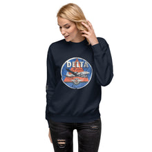 Load image into Gallery viewer, Delta Airlines Distressed Women's Sweatshirt