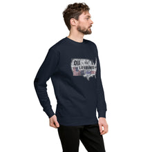 Load image into Gallery viewer, Oil Is The Lifeblood of America Men's Sweatshirt