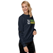 Load image into Gallery viewer, Go Green Go Broke Women's Sweatshirt