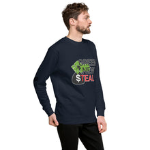Load image into Gallery viewer, Green New Steal Men's Sweatshirt