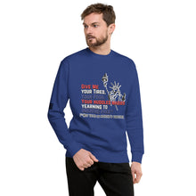 Load image into Gallery viewer, Give Me Your Tired But Not in Martha's Vineyard Men's Sweatshirt