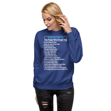 Load image into Gallery viewer, Democrat Hoaxes Men's Sweatshirt