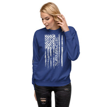 Load image into Gallery viewer, SAVAGE USA Flag Women's Sweatshirt