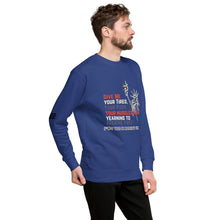Load image into Gallery viewer, Give Me Your Tired But Not in Martha's Vineyard Men's Sweatshirt