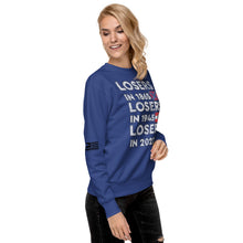 Load image into Gallery viewer, Losers in 1865 Losers in 1945 Losers in 2022 Women's Sweatshirt