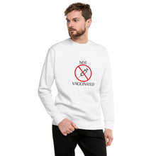 Load image into Gallery viewer, "Not Vaccinated" Men's Sweatshirt
