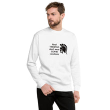 Load image into Gallery viewer, "Real Trojans Don't Wear Covid Condoms" Men's Sweatshirt
