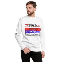 Load image into Gallery viewer, Proud Deplorable Bitter Clinger Threat to Democracy Men's Sweatshirt