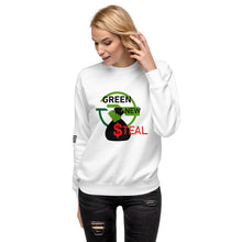 Load image into Gallery viewer, Green New Steal Women's Sweatshirt