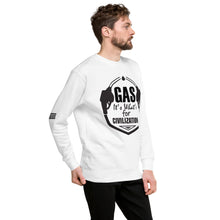 Load image into Gallery viewer, Gas It's What's for Civilization Men's Sweatshirt