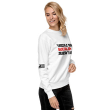 Load image into Gallery viewer, Trickle Down Socialism Doesn't Work Women's Sweatshirt