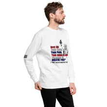 Load image into Gallery viewer, Give Me Your Tired But Not in Martha's Vineyard Men's Sweatshirt