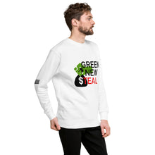 Load image into Gallery viewer, Green New Steal Men's Sweatshirt