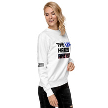 Load image into Gallery viewer, The Left Hates America Women's Sweatshirt