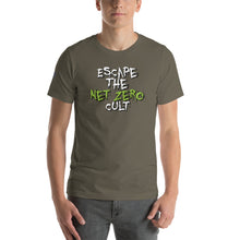 Load image into Gallery viewer, Escape the Net Zero Cult Men's T-shirt