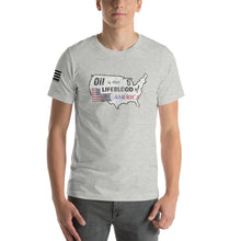 Load image into Gallery viewer, Oil Is The Lifeblood of America Men's t-shirt