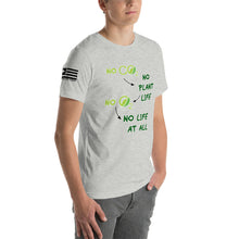 Load image into Gallery viewer, No CO2 No Plant Life No O2 No Life At All Men's T-shirt