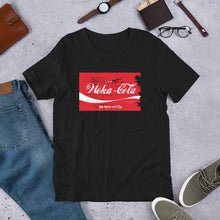 Load image into Gallery viewer, "Woka-Cola" Distressed Text Short-Sleeve Men's T-Shirt