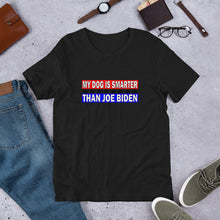 Load image into Gallery viewer, "My Dog is Smarter than Joe Biden" Men's T-Shirt