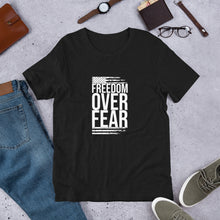 Load image into Gallery viewer, "Freedom Over Fear" Men's T-Shirt
