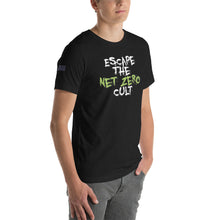 Load image into Gallery viewer, Escape the Net Zero Cult Men's T-shirt